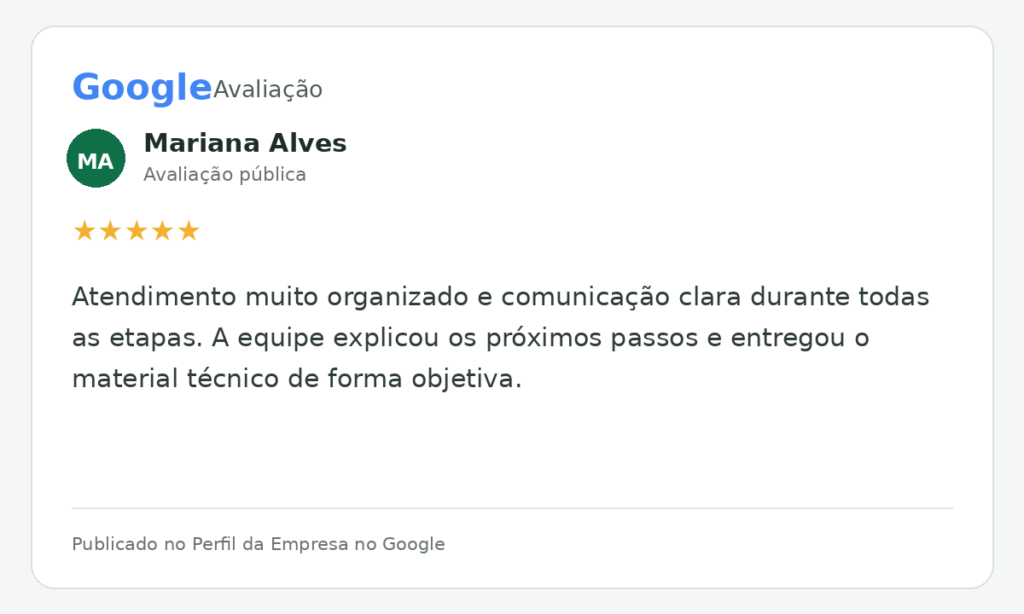 Avaliação de Mariana Alves
